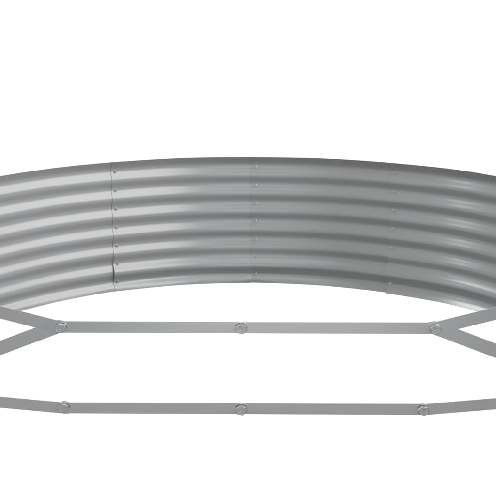 Jardinera Arriate Acero Galvanizado Verde 296x140x36 Cm_4
