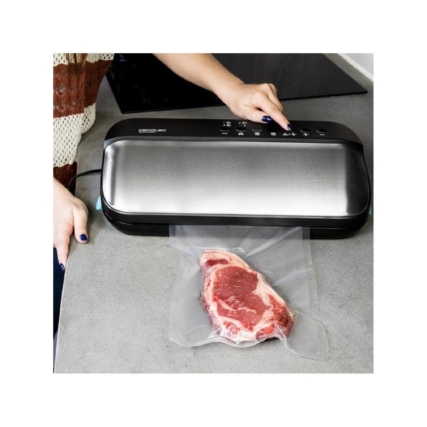 Cecotec Envasadora Al Vacio Envasadora Al Vacío Sealvac Steel_3