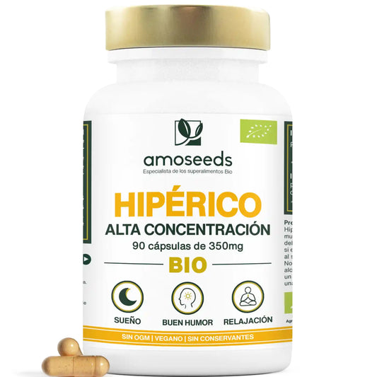Hipérico Bio, Alta Concentración | 90 Cápsulas_0