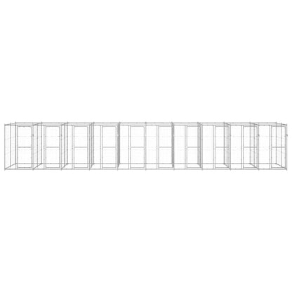Perrera De Exterior De Acero Galvanizado 24,2 M²_0