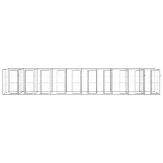 Perrera De Exterior De Acero Galvanizado 24,2 M²_0