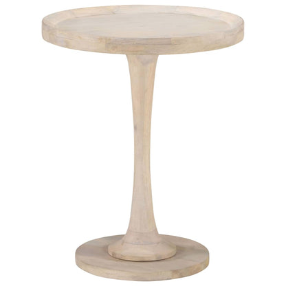 Mesa Auxiliar De Madera Maciza De Mango Ø60x75 Cm_4