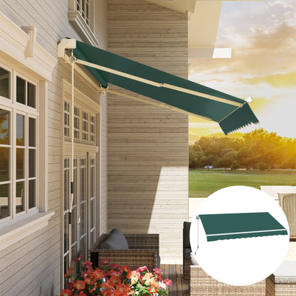 Outsunny Techo De Repuesto Para Toldo 282x250 Cm Con Protección Uv 50+ Verde_4
