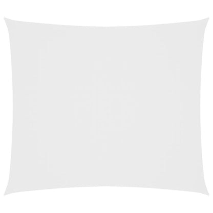 Vidaxl Toldo De Vela Rectangular Tela Oxford Blanco 2x2,5 M_0