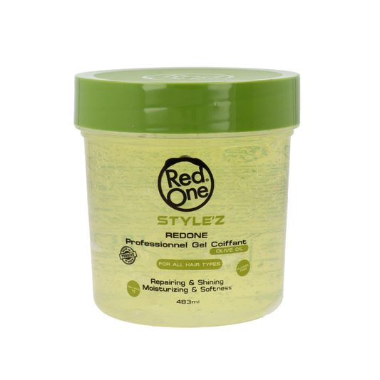 Red One Style'z Hair Gel Fijador Aceite De Oliva 483ml_0