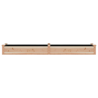 Jardinera Arriate Con Forro Madera Maciza Abeto 240x45x25 Cm_3