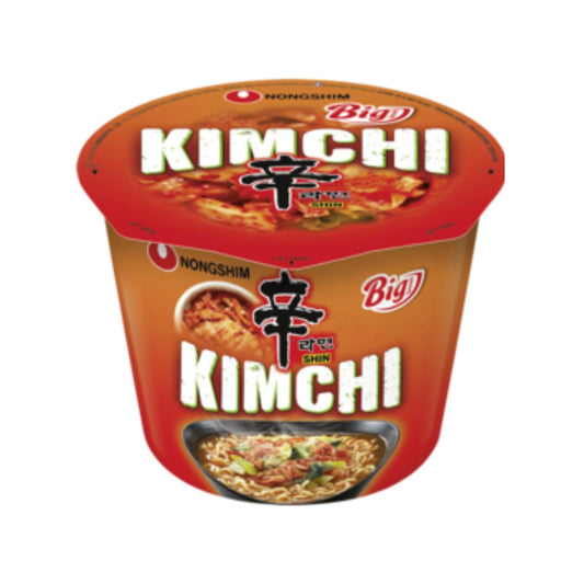 Taza de Fideos Instantáneos, Kimchi Nong Shim Bote grande 112 g