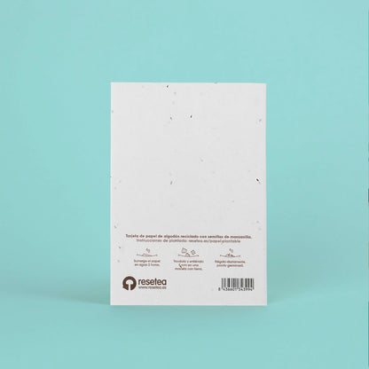 Postal Plantable Te Quiero Papá Con Semillas De Manzanilla – Detalle Original Que Florece Con Amor | Resetea_1