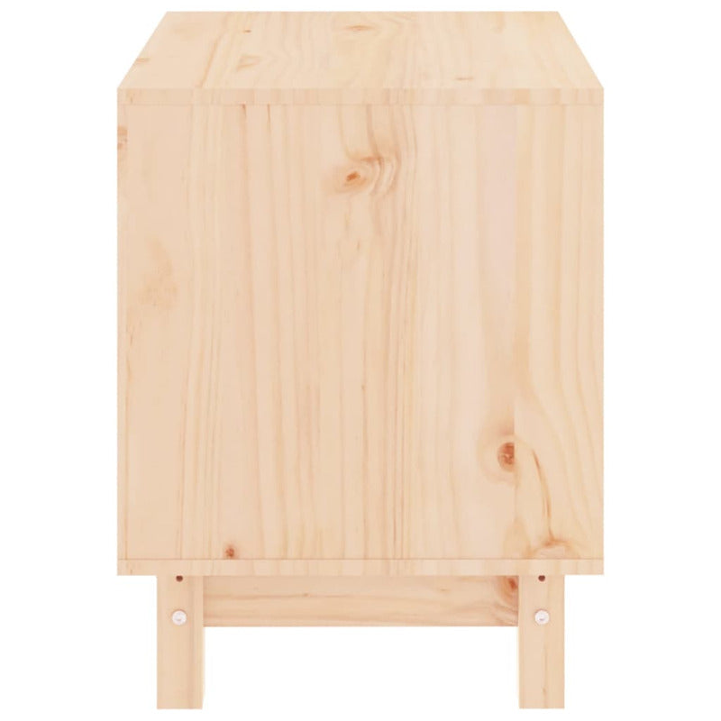 Vidaxl Caseta Para Perros Madera Maciza De Pino 50x40x52 Cm_5