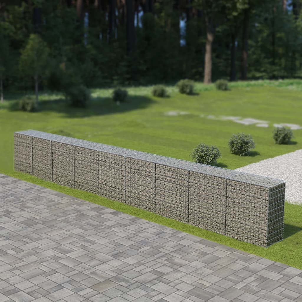 Muro De Gaviones Con Cubiertas Acero Galvanizado 900x50x100 Cm / Vetonek_4