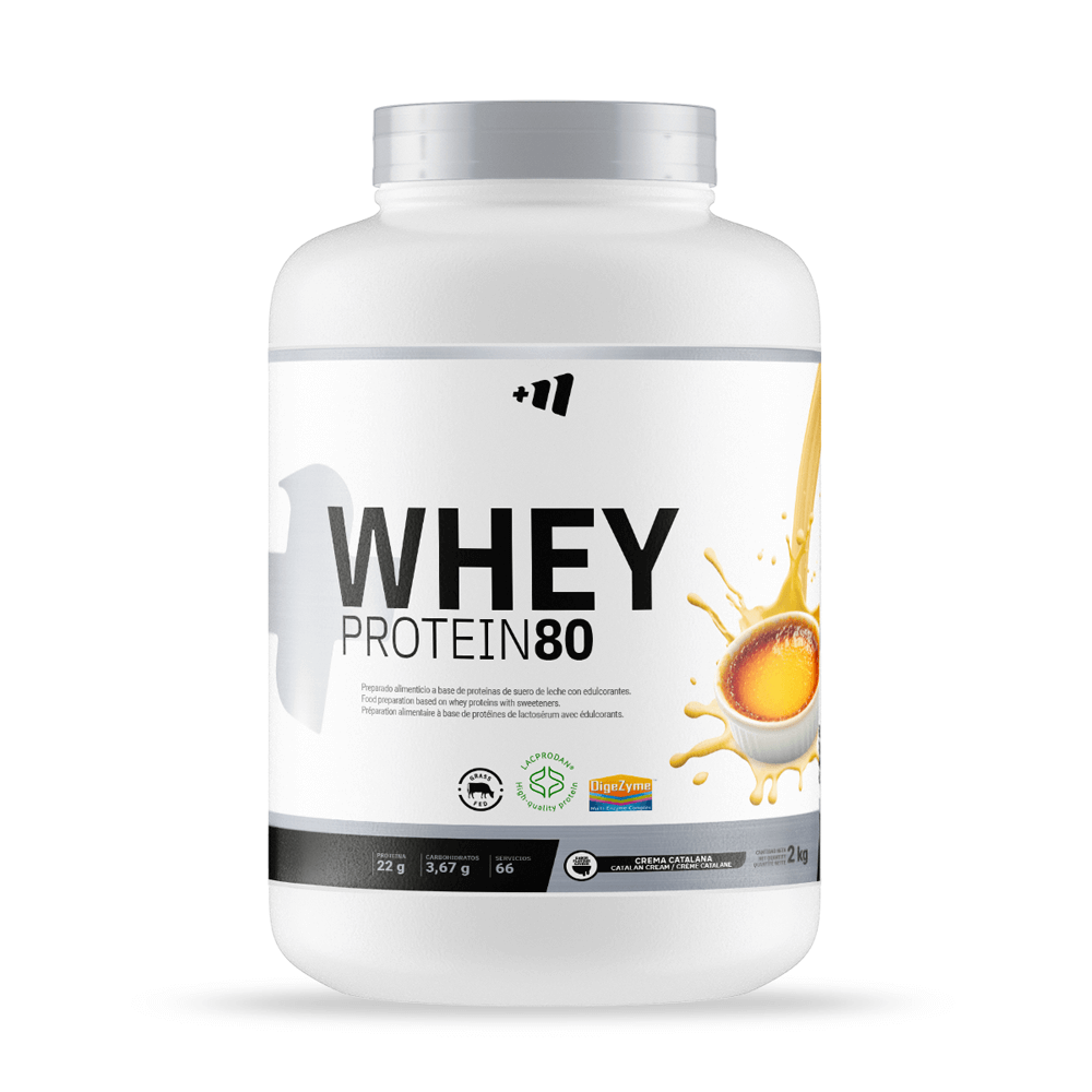 Whey Protein80 - 2 Kg - Crema Catalana - Aumenta La Masa Muscular - Masmusculo_0