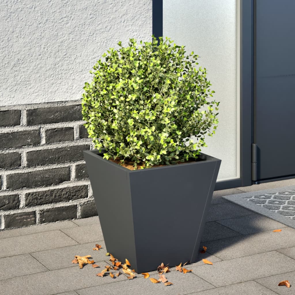 Jardinera Hexagonal Acero Antracita 30x30x30 Cm_1