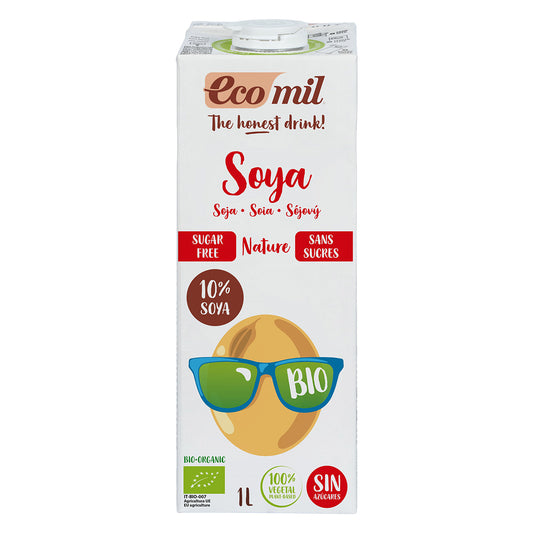 Bebida de Soja Sin azúcar Ecomil Bio 1 L