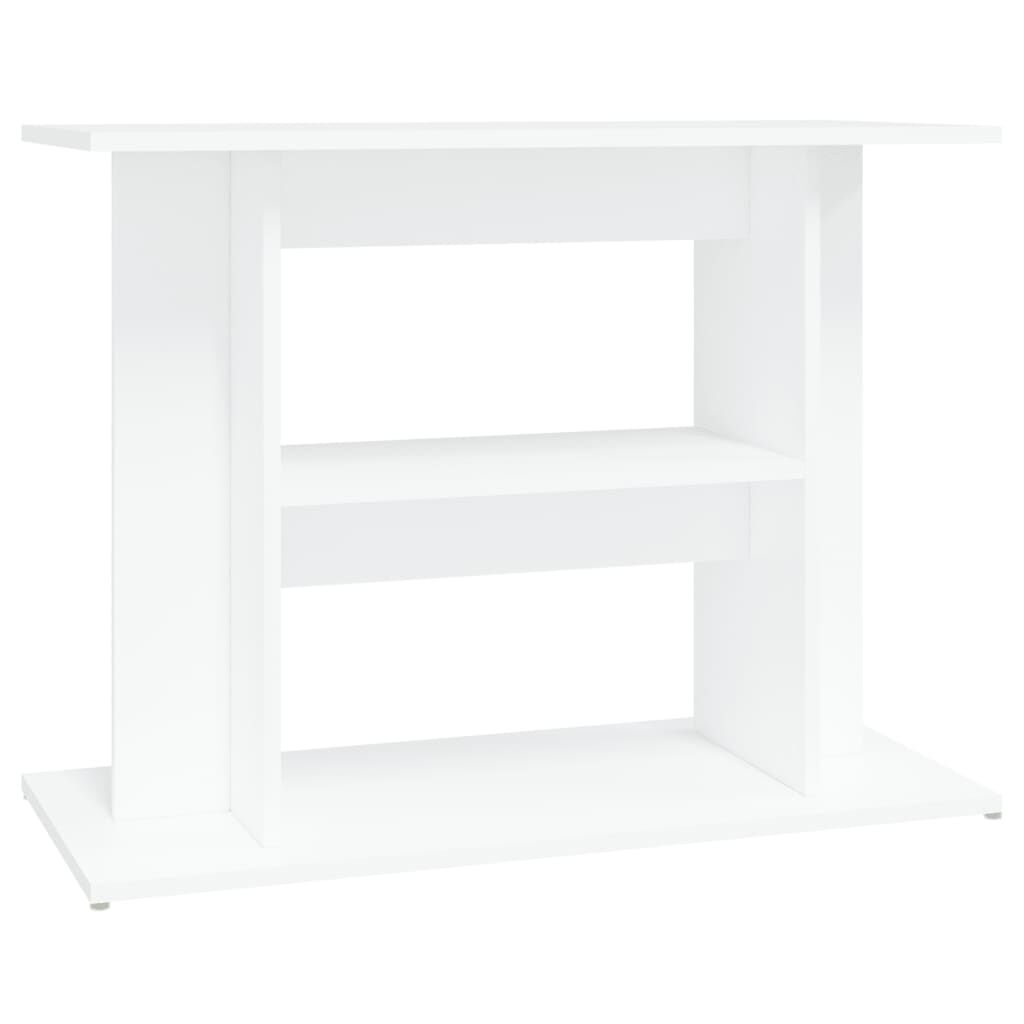 Vidaxl Soporte Para Acuario Madera De Ingeniería Blanco 80x35x60 Cm_0