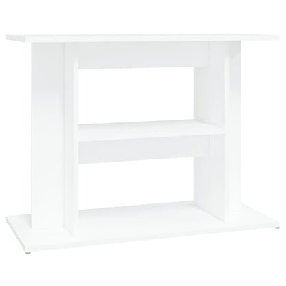 Vidaxl Soporte Para Acuario Madera De Ingeniería Blanco 80x35x60 Cm_0