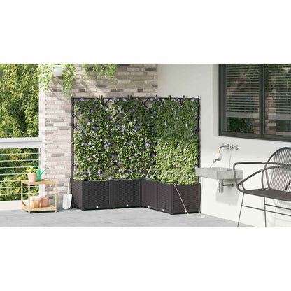 Vidaxl Jardineras Negro 120 X 120 X 142 Cm Acero_3