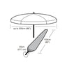 Funda Parasol Pequeña Circular Easy-cover