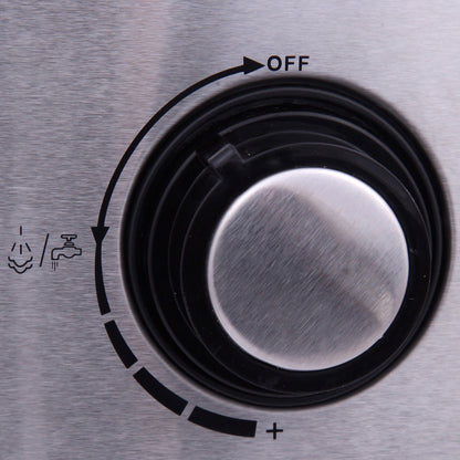 Cafetera Expresso Manual 15 Bares 1,6 L, Brazo Doble Salida, Espumador Leche, Calientatazas Mesko Ms4403 Plata