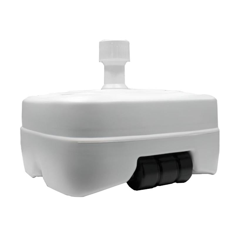 Base Sombrilla Polietileno Con Ruedas, 58x58 Cm. Para Tubos De Ø 30 A Ø 51 Mm. Rellenable De Agua O Arena,_0