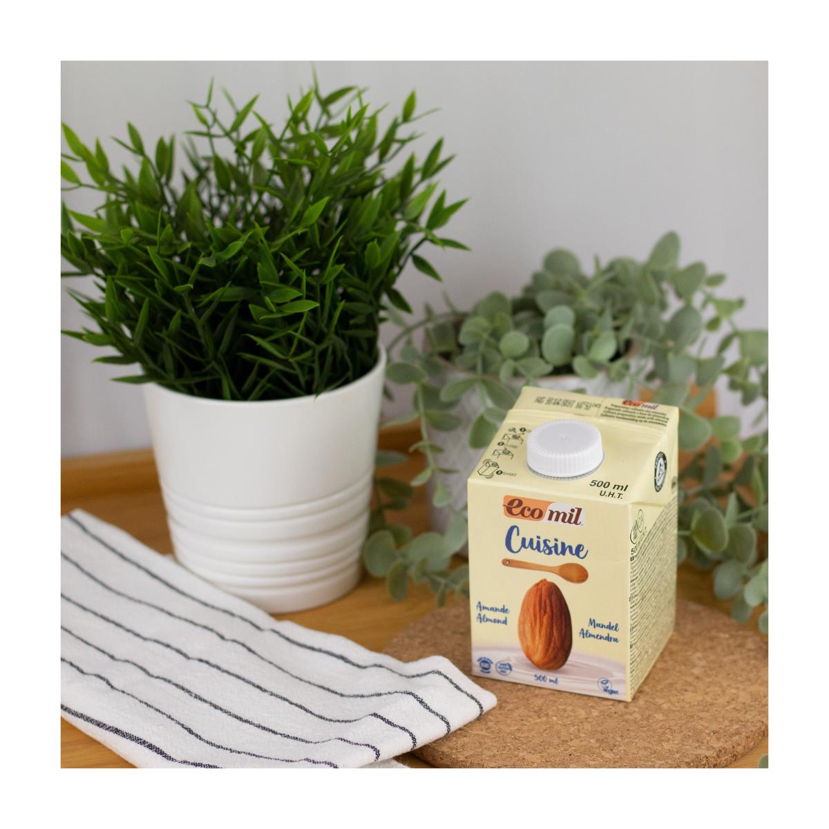 Preparado culinario Cuisine Almendra Ecomil 500 ml