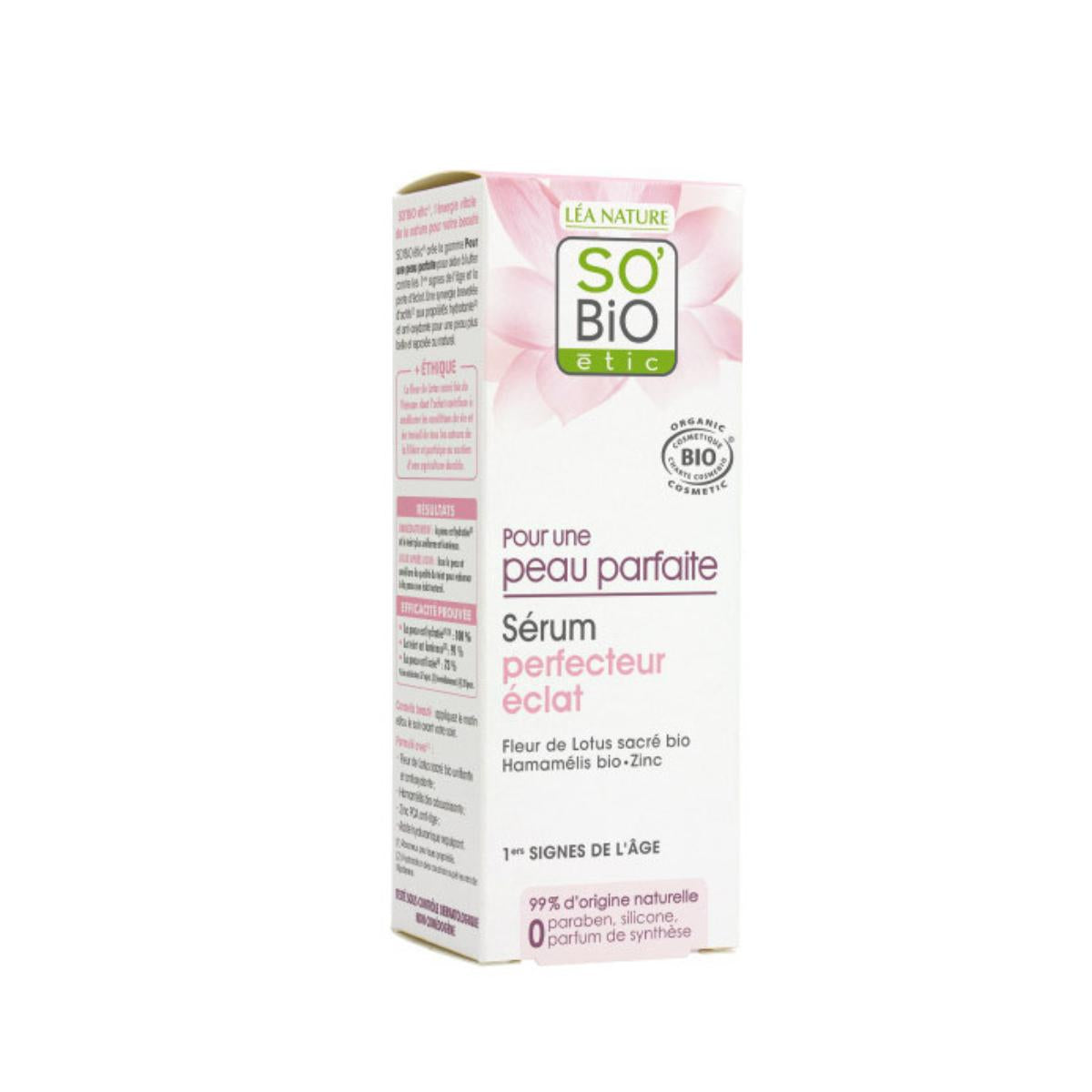 Sérum iluminador piel perfecta So'Bio ètic 30 ml