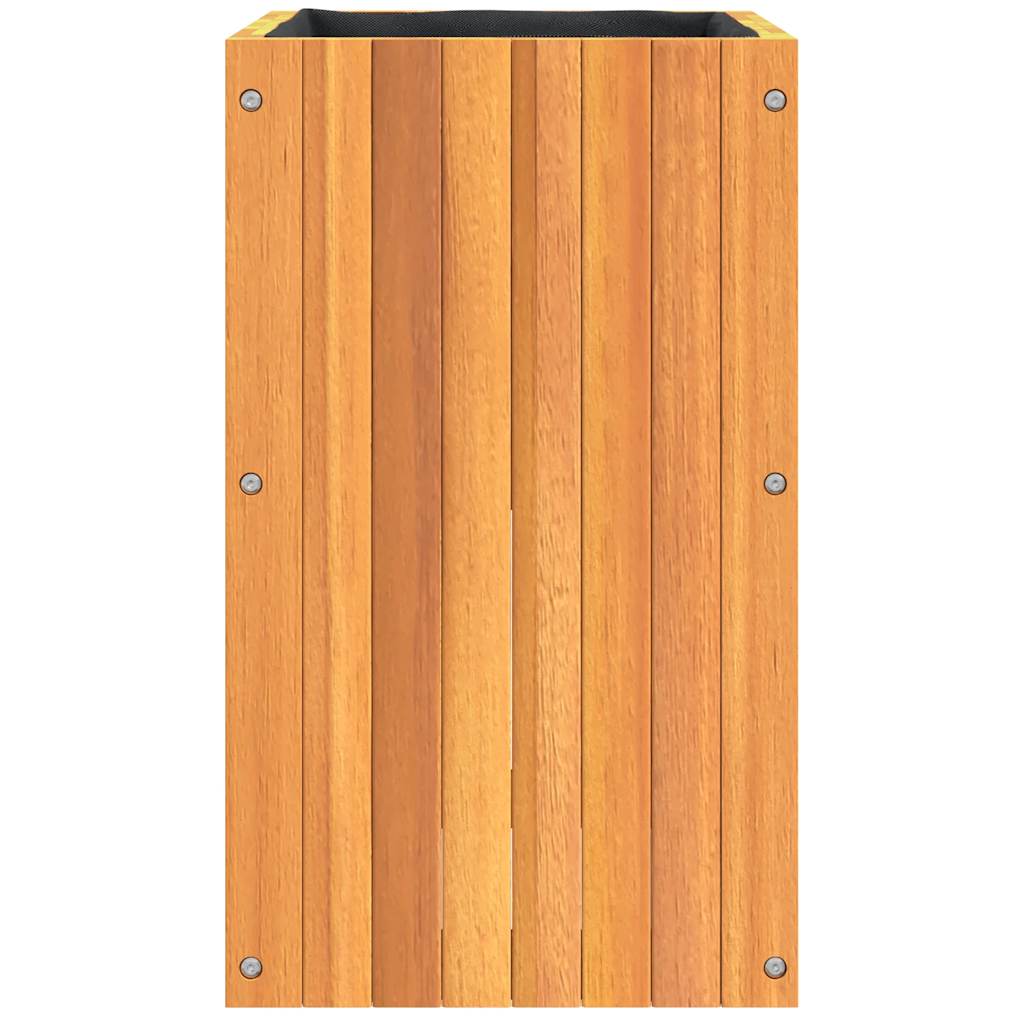 Jardinera De Madera Maciza De Acacia 35x35x60 Cm_5