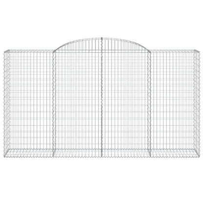 Cestas De Gaviones 6 Uds Forma De Arco Hierro 300x50x160/180 Cm_3