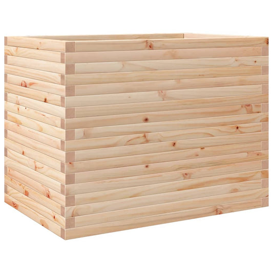 Jardinera Madera Maciza De Pino 90x60x68,5 Cm_0