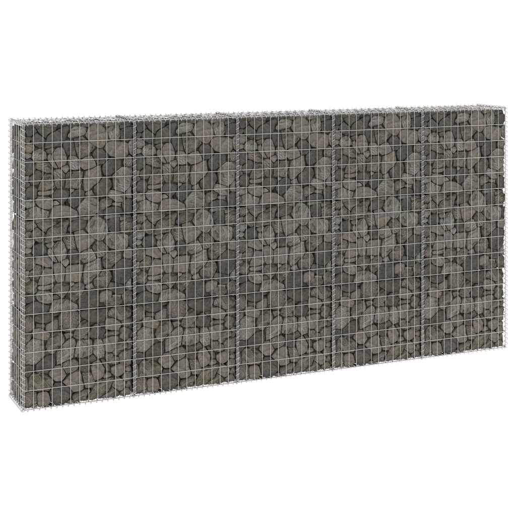Muro De Gaviones Con Cubiertas Acero Galvanizado 300x30x150 Cm / Vetonek_4