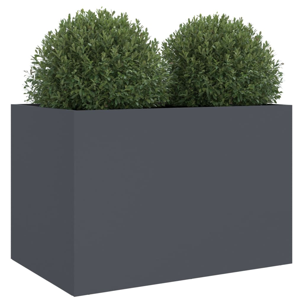 Jardinera Acero Gris Antracita 62x47x46 Cm_3