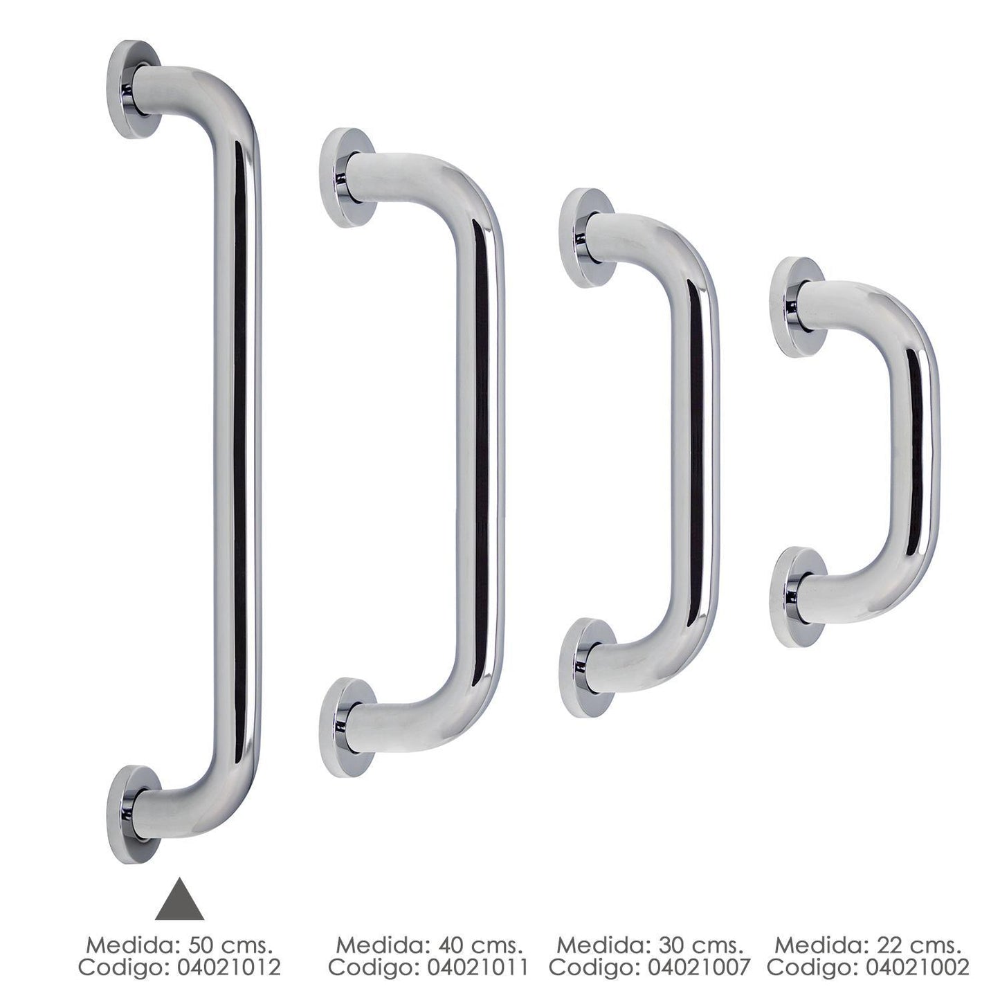 Agarre Ducha Maurer Cromo Brillo Ø 32 Mm. Longitud 50 Cm._2