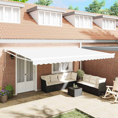 Toldo Retráctil Blanco 500 X 300 X 165 Cm_1