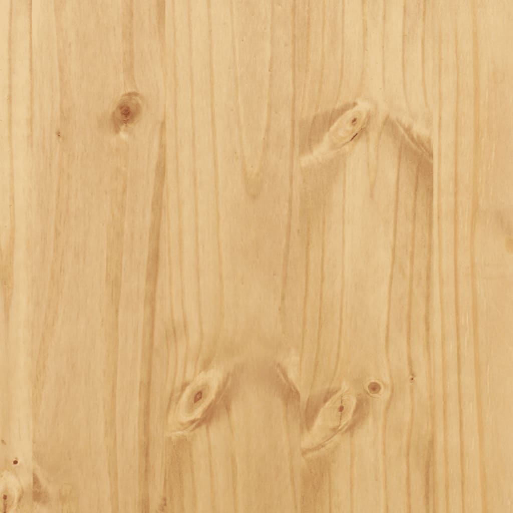 Mueble Zapatero Corona Madera Maciza De Pino 99x32x163,5 Cm / Vetonek_1