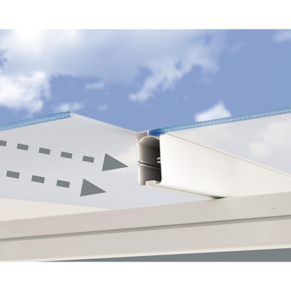 Pérgola adosada Feria 224x228 cm