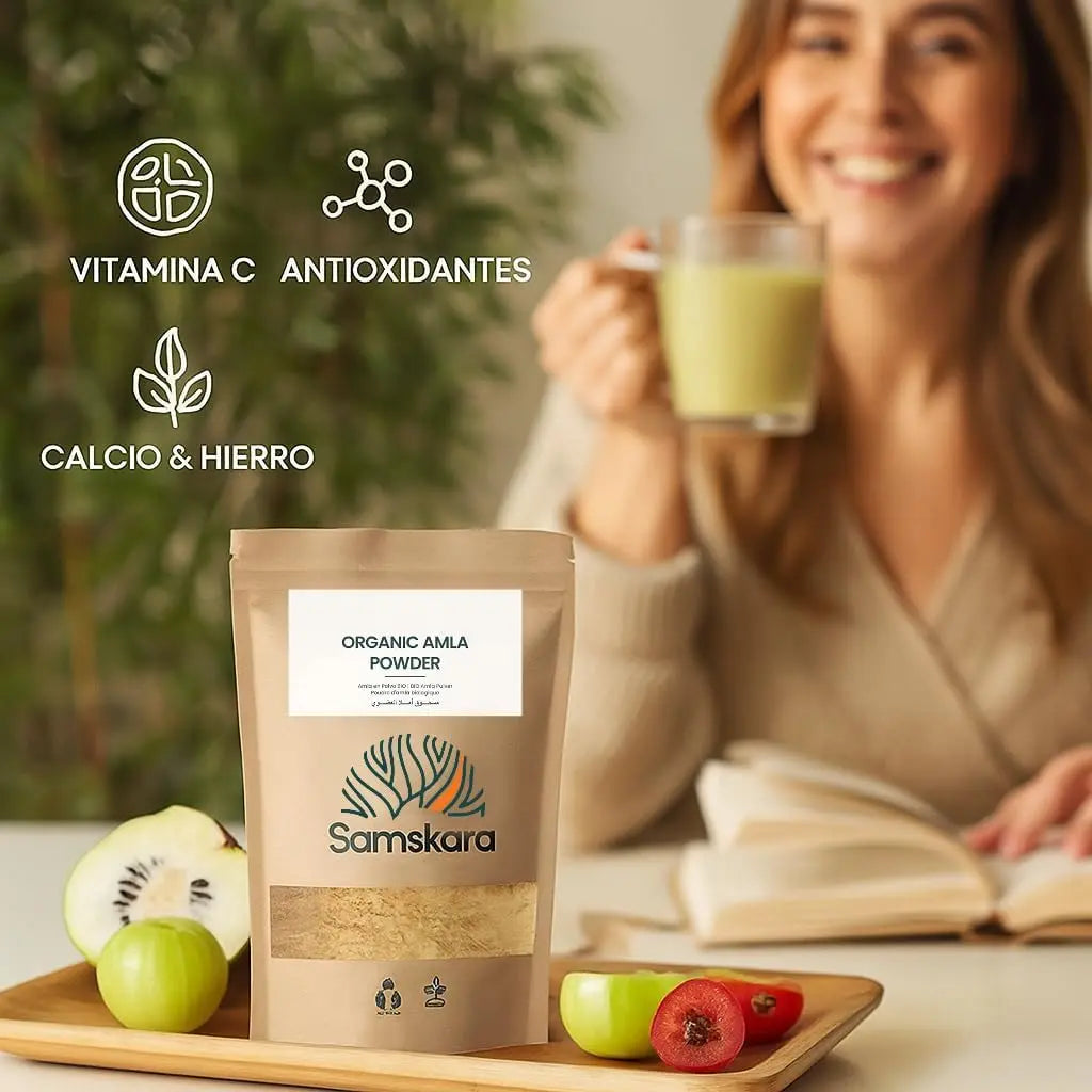 Amla (grosella India) En Polvo Bio - 250g | Superalimento Ecológico Vegano Para Batidos, Smoothies Y Zumos_1