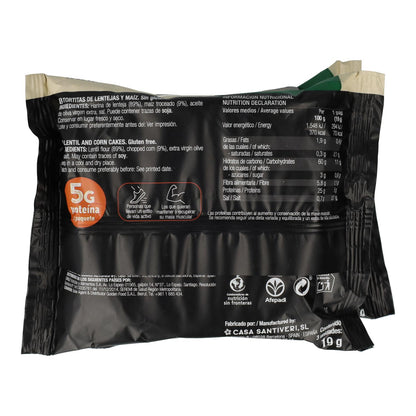 Tortitas Protein sin gluten Santiveri 3 Paquetes de 57 gr