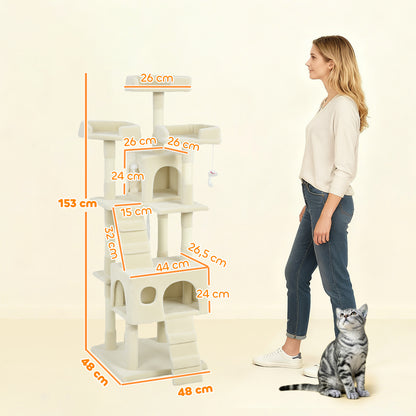 Pawhut Árbol Rascador Para Gatos_2