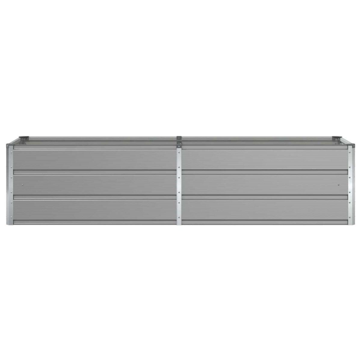 Jardinera Gris Claro 195 X 50 X 45 Cm Acero Galvanizado_3