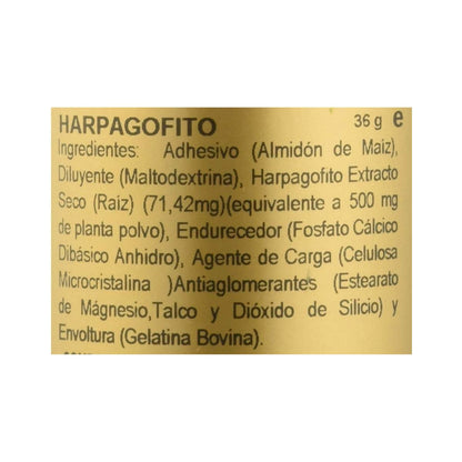 Harpagofito 500 mg Obire, 60 cápsulas