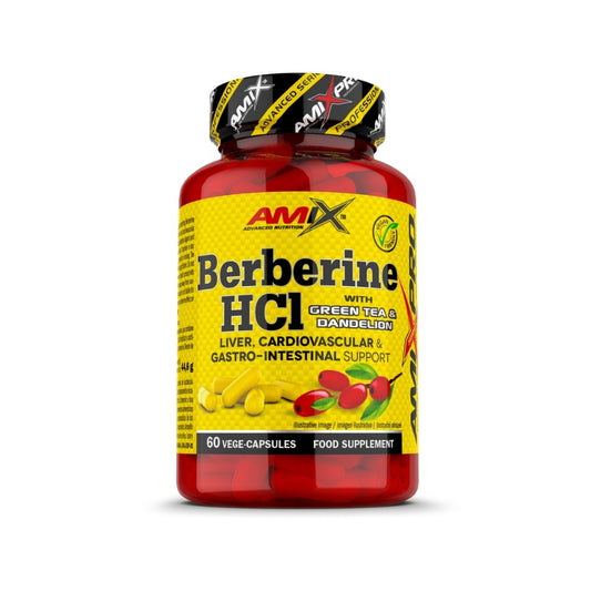 Berberina Hci Con Té Verde Y Diente De León 60 Vcap Amix Pro_0