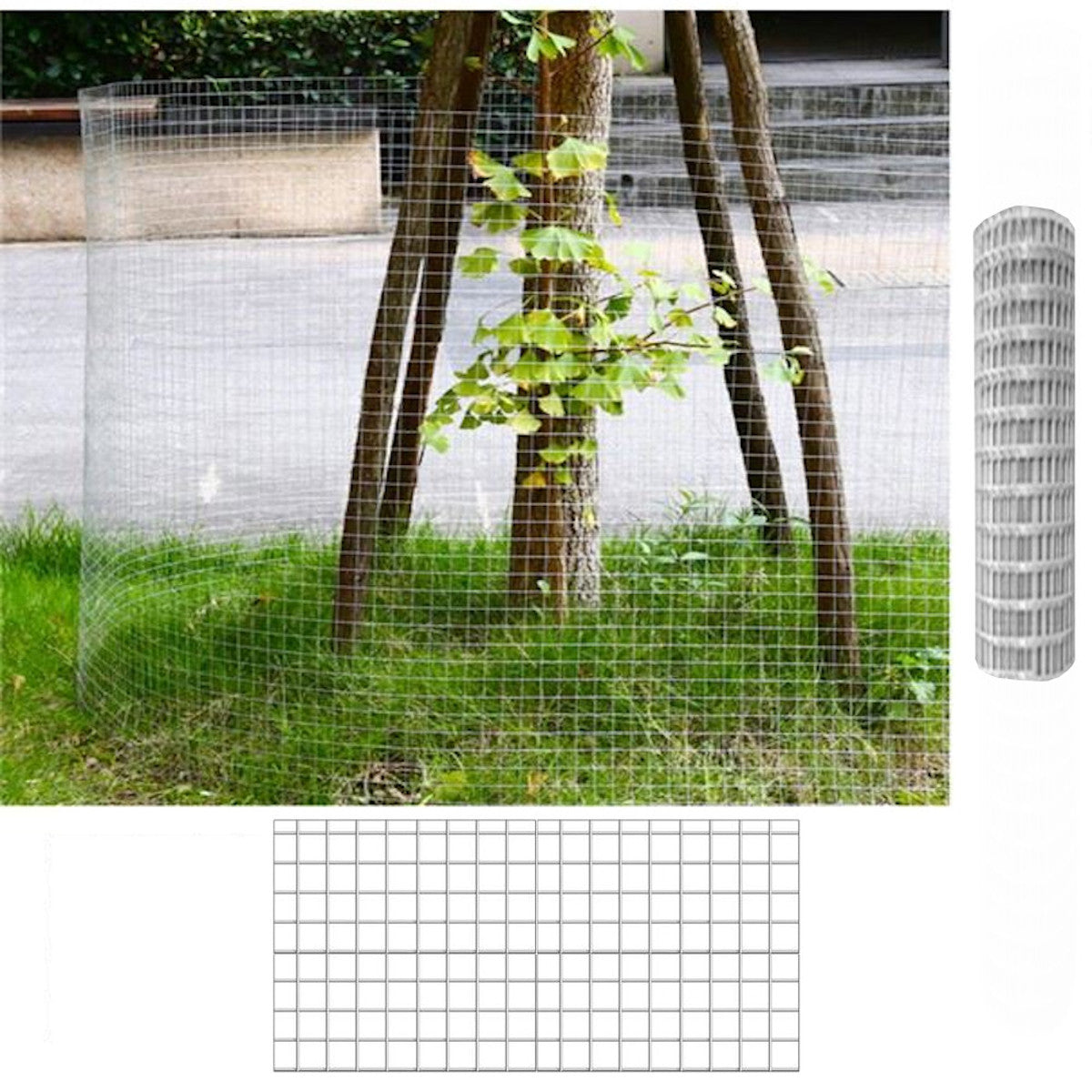 Malla Metalica| Reticula 6x6mm| Composición 100% Acero Galvanizado| Alambre Electrosoldado| Malla Para Cercos 0,5x5m_1