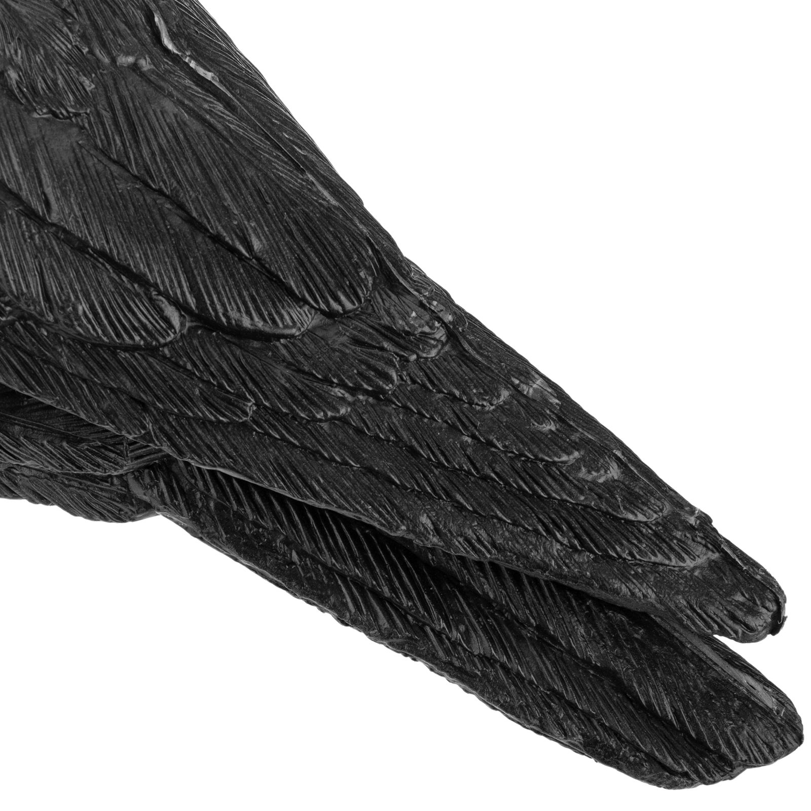 Ahuyentador De Aves Tipo Estatua Cuervo De Pie 16 X 45 Cm_4