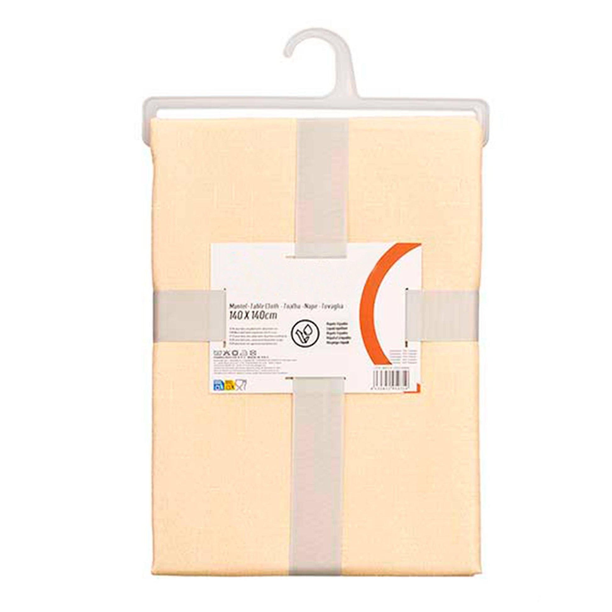 Mantel Poliester 140x140cm Beige Colección Kinvara