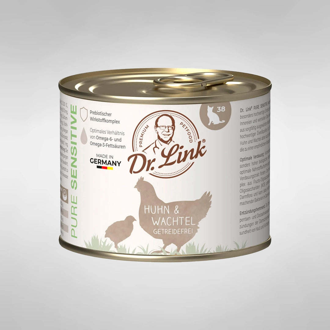 Lata De Comida Húmeda Para Gato - Pollo Y Codorniz 100% Natural