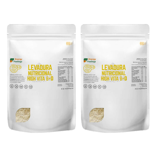 Pack 2x Levadura nutricional high vitamina D Energy Feelings 1 Kg