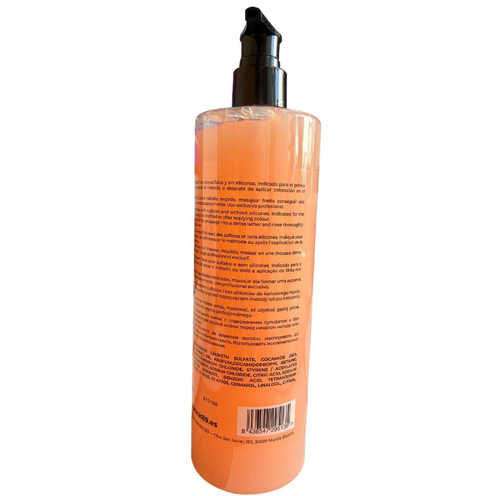 K89 Professional Curly Hair Final Wash-reset Champú 500ml_3