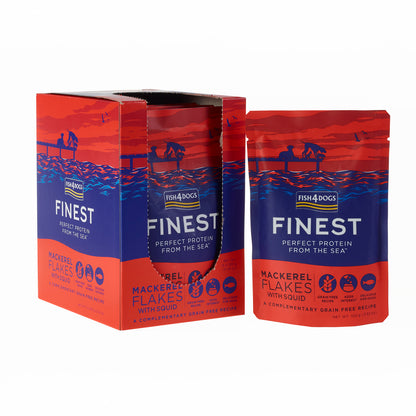 Fish4dogs Mousse Para Perro Sin Cereales – Caballa Y Calamar 100 G (pack De 6)_0