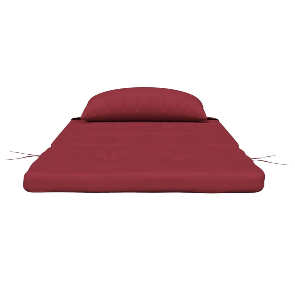 Vidaxl Cojines Para Silla Adirondack 2 Uds Tela Oxford Rojo Tinto_4