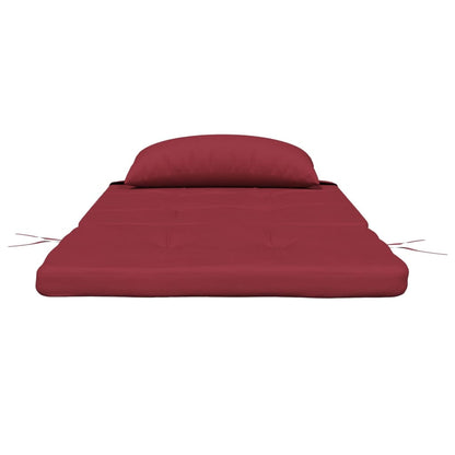 Vidaxl Cojines Para Silla Adirondack 2 Uds Tela Oxford Rojo Tinto_4