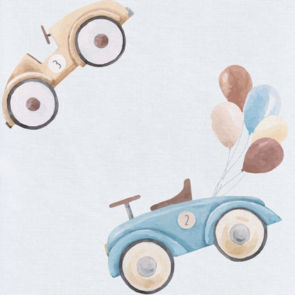 Cambiador Blando Para Comoda T-s Retro Cars 50x70 Cm_1